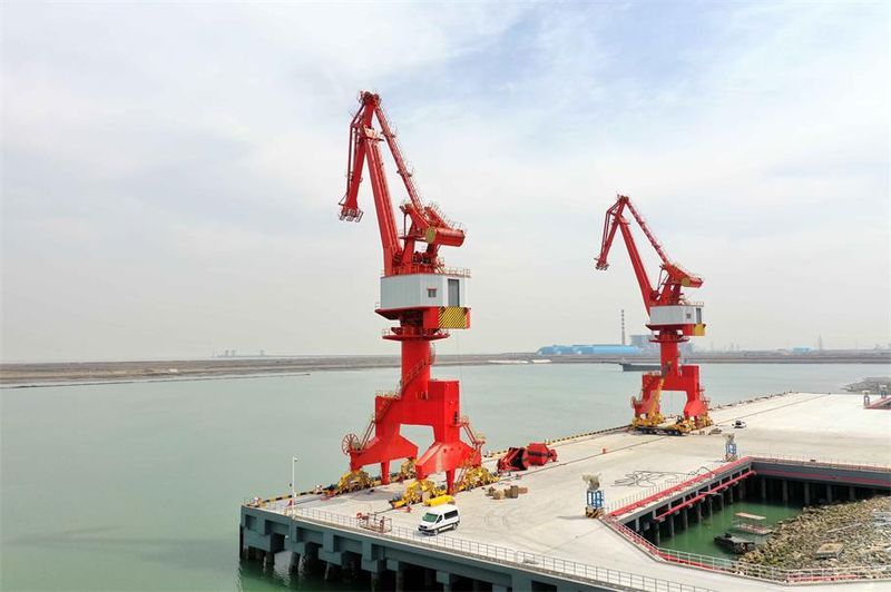 奮進“春天里” | 衛華多系列港機產品硬核發力通州灣新出海口建設！